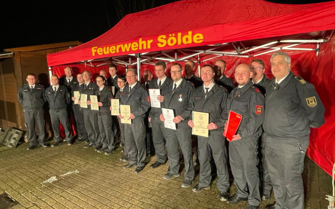 Jahreshauptversammlung der Sölder Feuerwehr