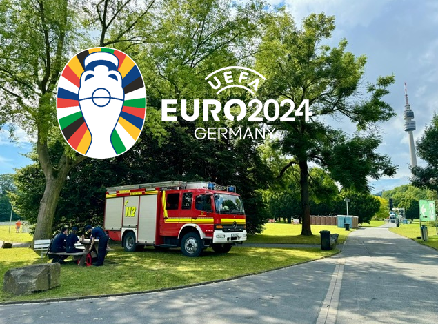 Brandsicherheitswache bei der EURO2024
