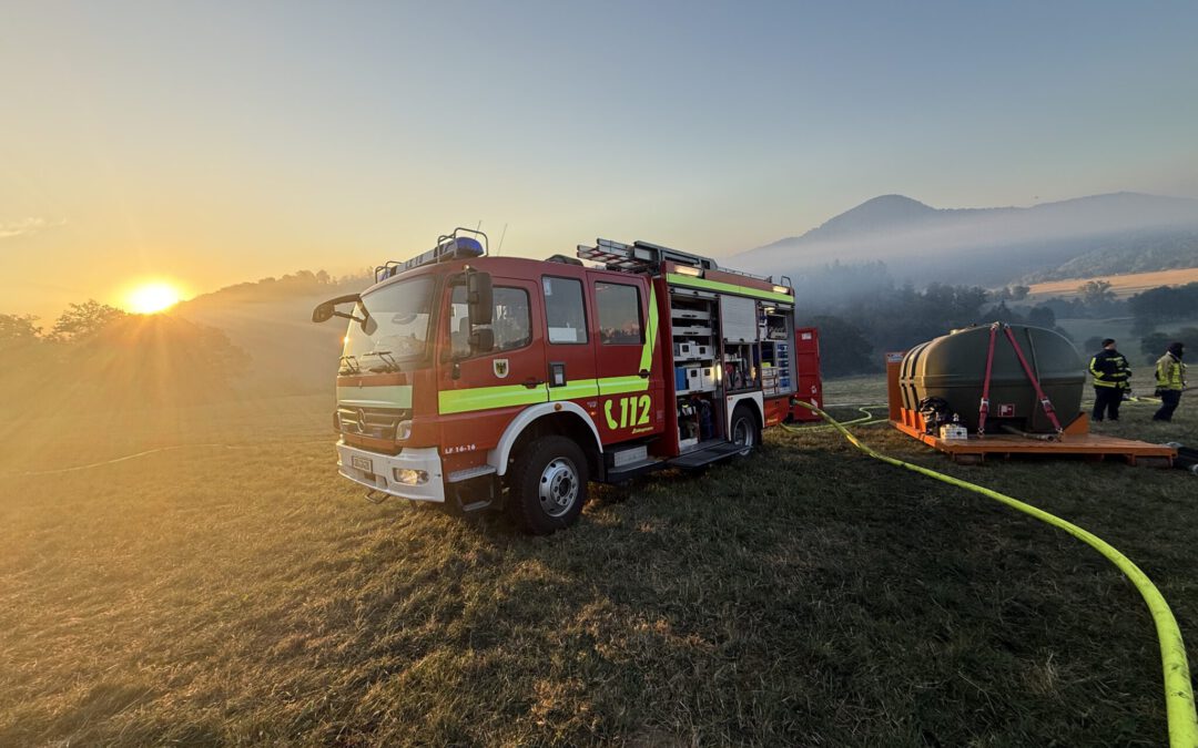 Waldbrand in Marsberg-Helminghausen